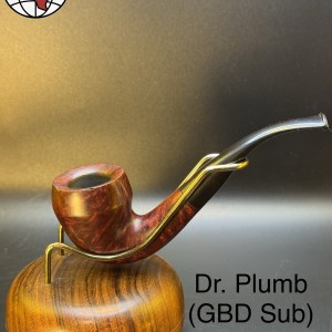 Vintage Dr. Plumb (GBD Sub) Bent Rhodesian Tobacco Pipe