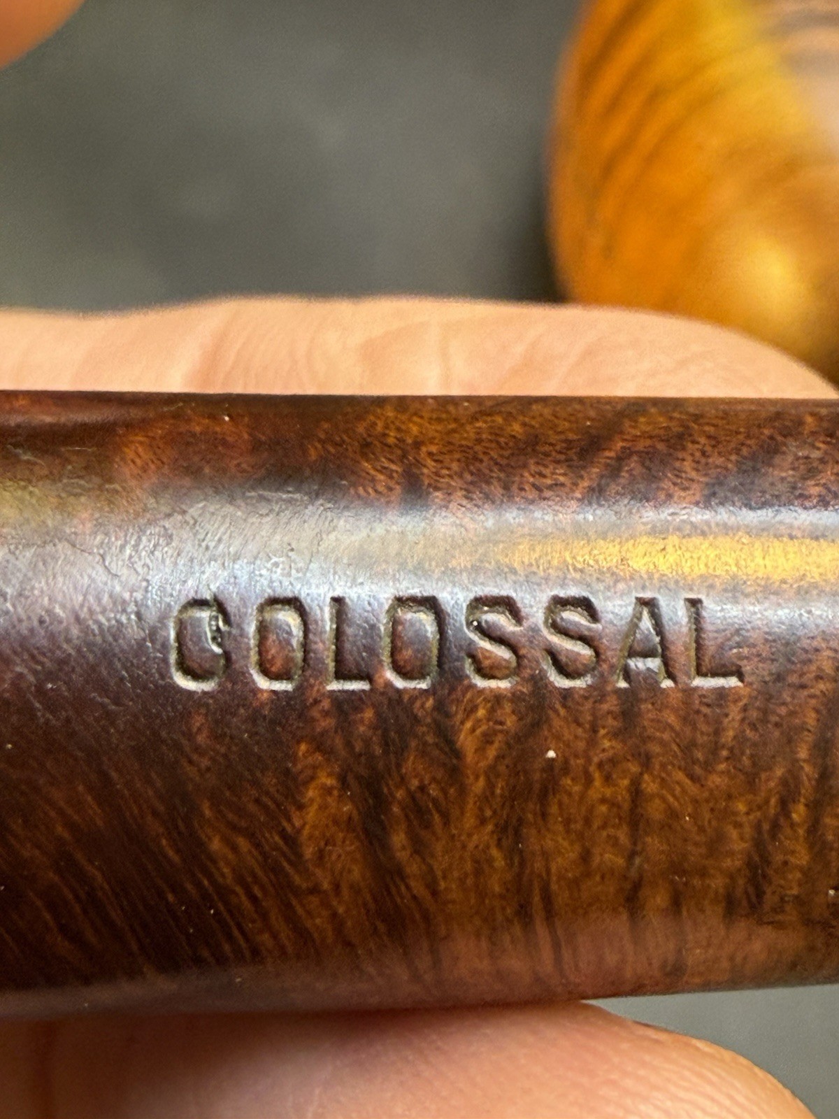 Vintage Colossal Smooth Pot Tobacco Pipe - Image 6
