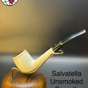 Vintage Unsmoked Salvatella Smooth Billiard Tobacco Pipe