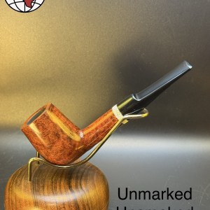 Unmarked Unsmoked Billiard Tobacco Pipe