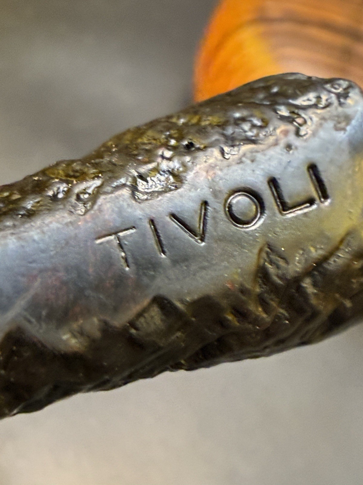 Vintage Tivoli Blasted Freehand Tobacco Pipe -HUGE BOWL - Image 6