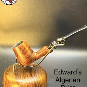 Vintage Edward’s Algerian Briar Freehand Tobacco Pipe