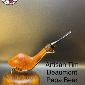 Artisan Tim Beaumont Papa Bear Pipes 2023 Freehand Tobacco Pipe