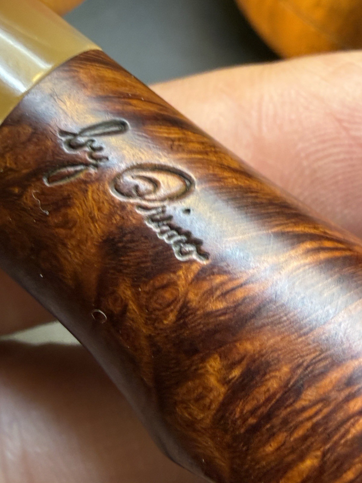 Vintage Cellini Primo Polidori Freehand Sitter Tobacco Pipe - Image 8