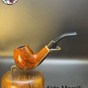 Vintage Aldo Morelli 9mm Bent Egg Tobacco Pipe